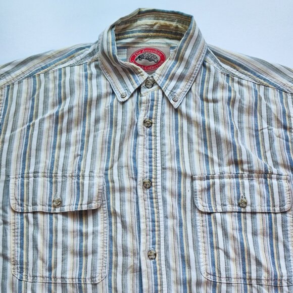 The Australian Outback Collection shirt men's size XL short sleeve multi-colour - Picture 2 of 8